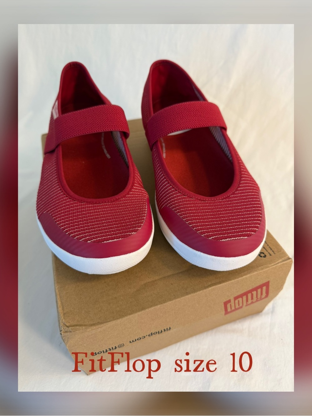 FitFlop Women Mary Jane Sandals in Deep Red